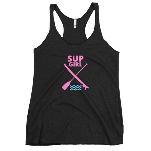 Paddleboard SUP Girl Women's Racerback Tank
