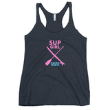 Paddleboard SUP Girl Women's Racerback Tank