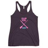 Paddleboard SUP Girl Women's Racerback Tank