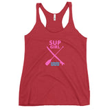 Paddleboard SUP Girl Women's Racerback Tank
