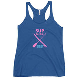 Paddleboard SUP Girl Women's Racerback Tank