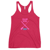 Paddleboard SUP Girl Women's Racerback Tank