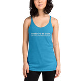 I Used To Be Cool Now I'm Just a Tiny Persons Snack Bitch Women's Racerback Tank