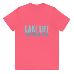 Lake Life - cuz beaches be salty Kids T shirt