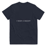 Youth "I Want A Snack!!!" t-shirt