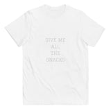 Youth "Give Me All The Snacks!!!" t-shirt