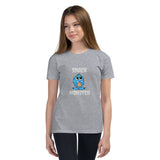 Snack Monster Blue Monster Youth Unisex Short Sleeve T-Shirt