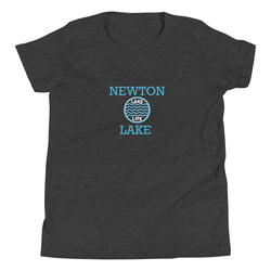 Newton Lake Lake Life Waves Kids Short Sleeve T-Shirt