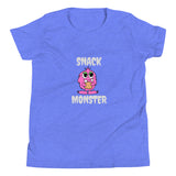 Snack Monster Pink monster Youth Short Sleeve T-Shirt