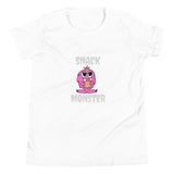 Snack Monster Pink monster Youth Short Sleeve T-Shirt